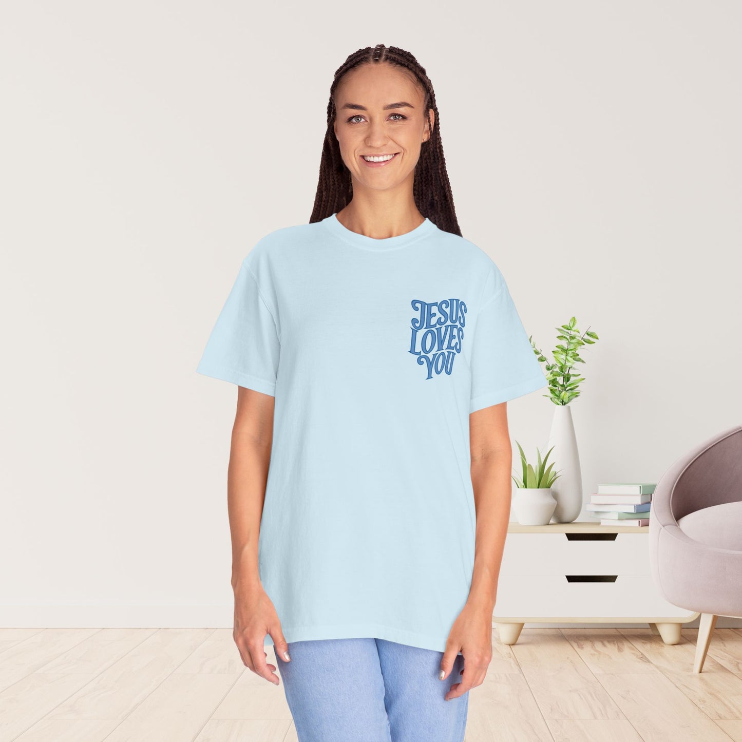 Unisex Jesus Loves You Comfort Colors Shirt