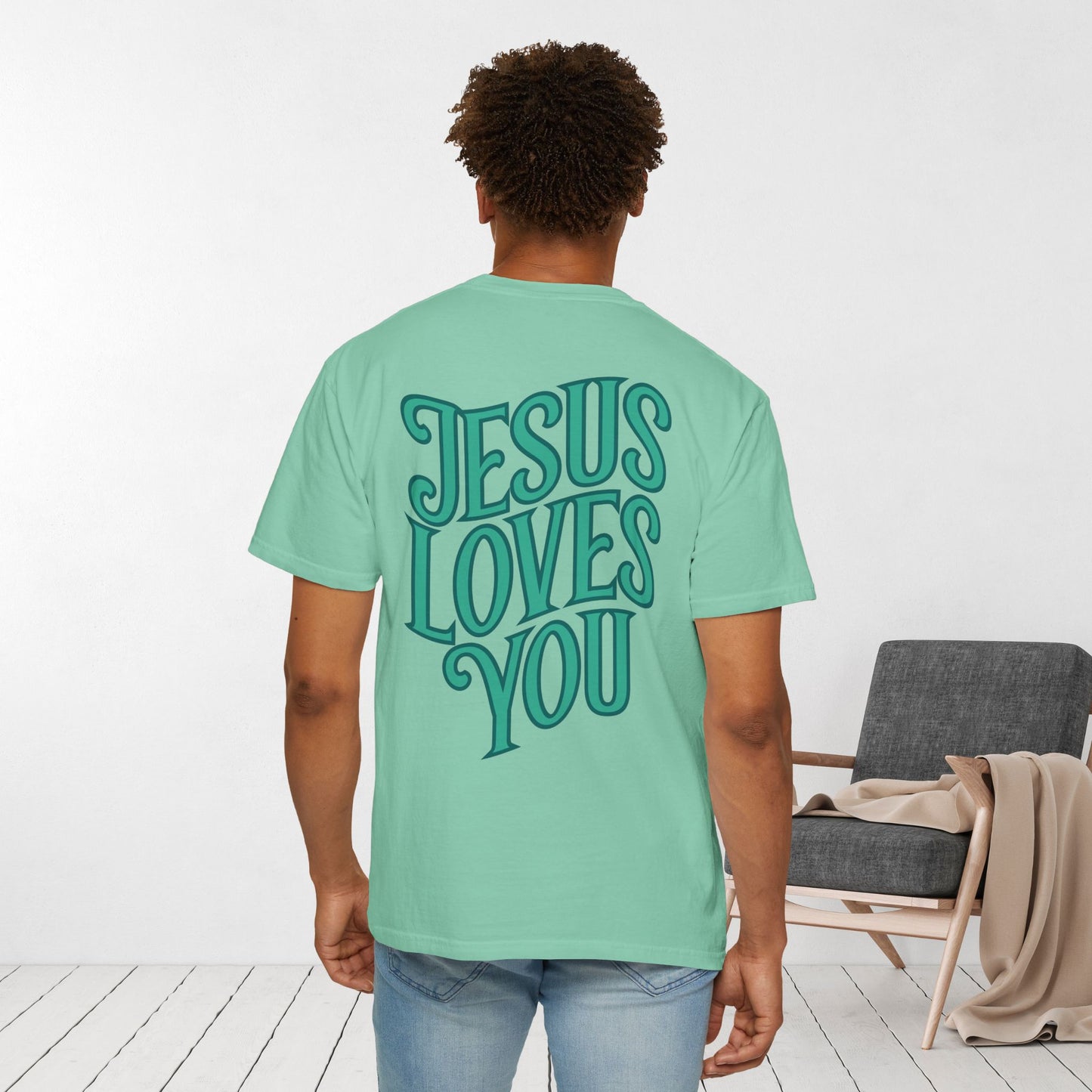 Unisex Jesus Loves You Comfort Colors Shirt