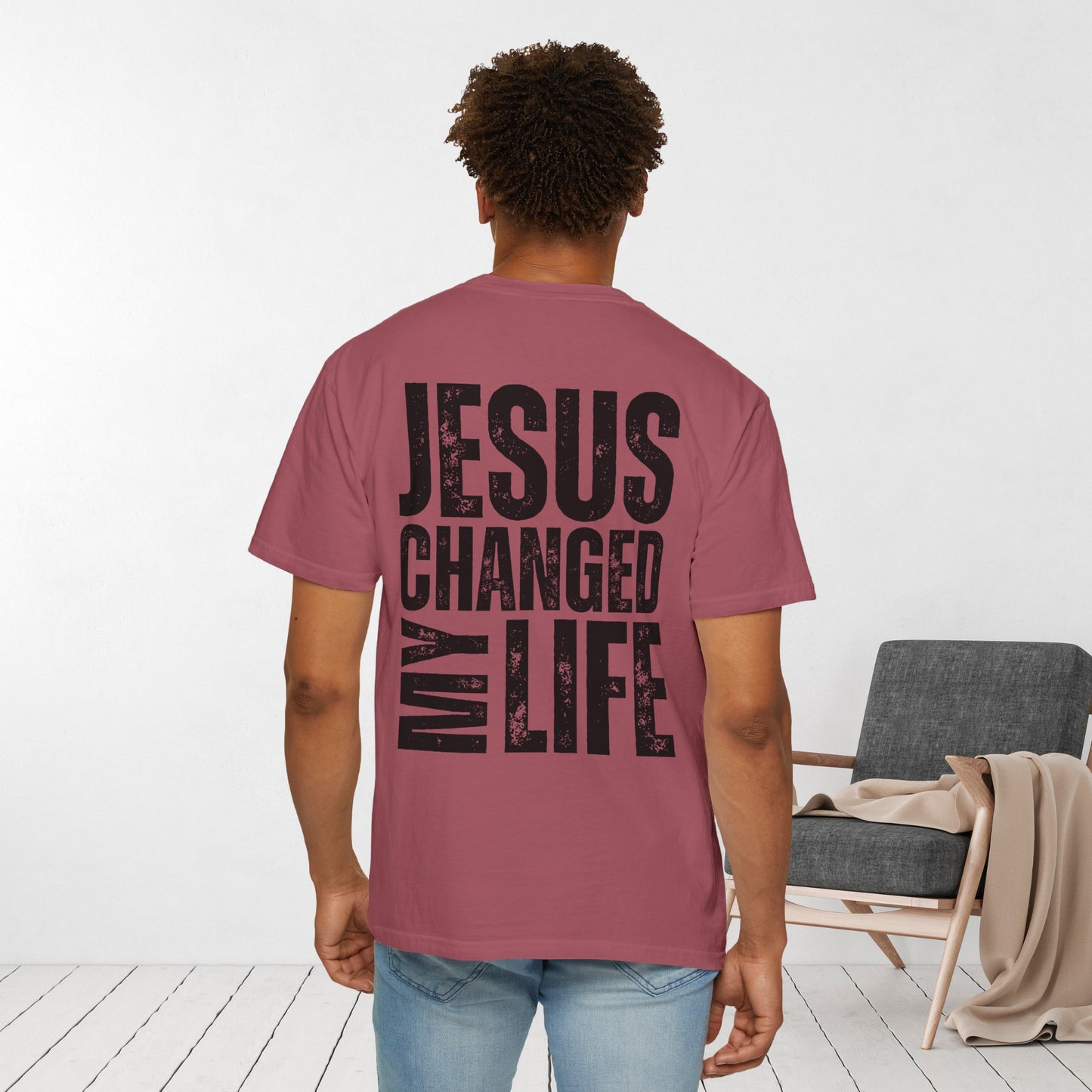 Comfort Colors Jesus Changed My Life Christian Shirt