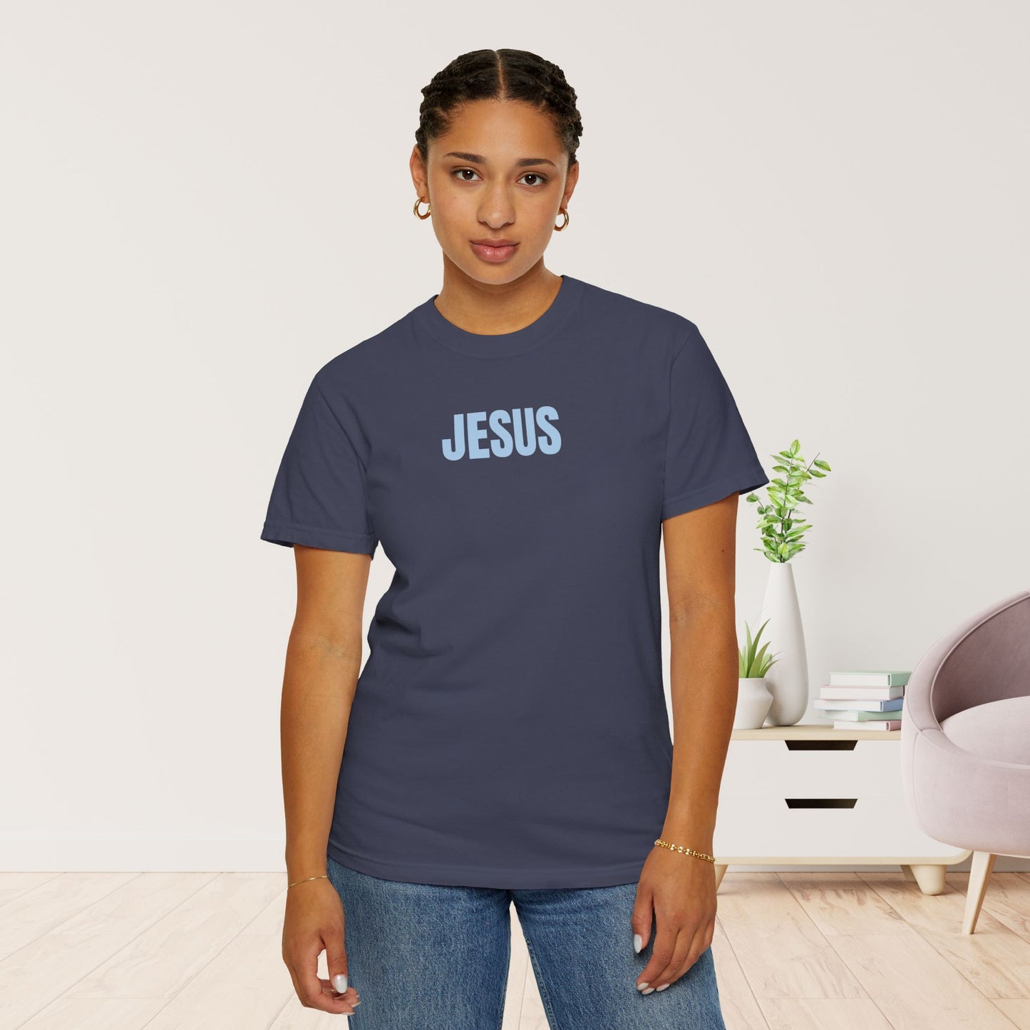 Follow Jesus Comfort Colors Shirt - John 8:12 Tee