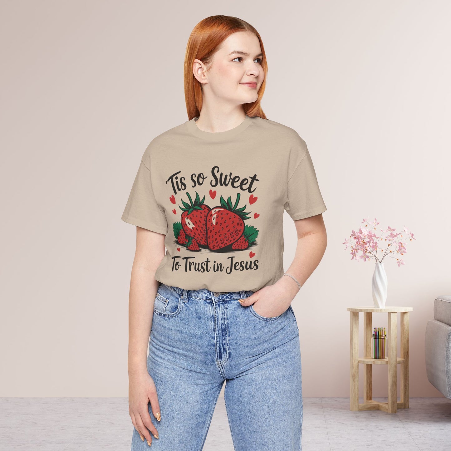 'Tis So Sweet to Trust in Jesus Soft Cotton Tee