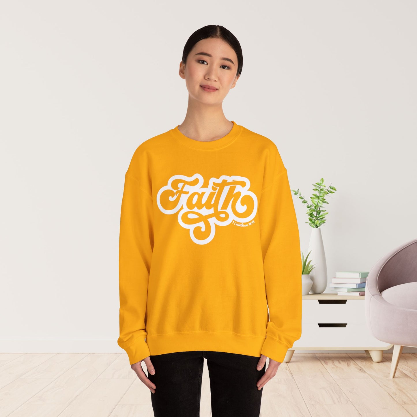 Faith Sweatshirt - Bible Verse Christian Sweatshirt