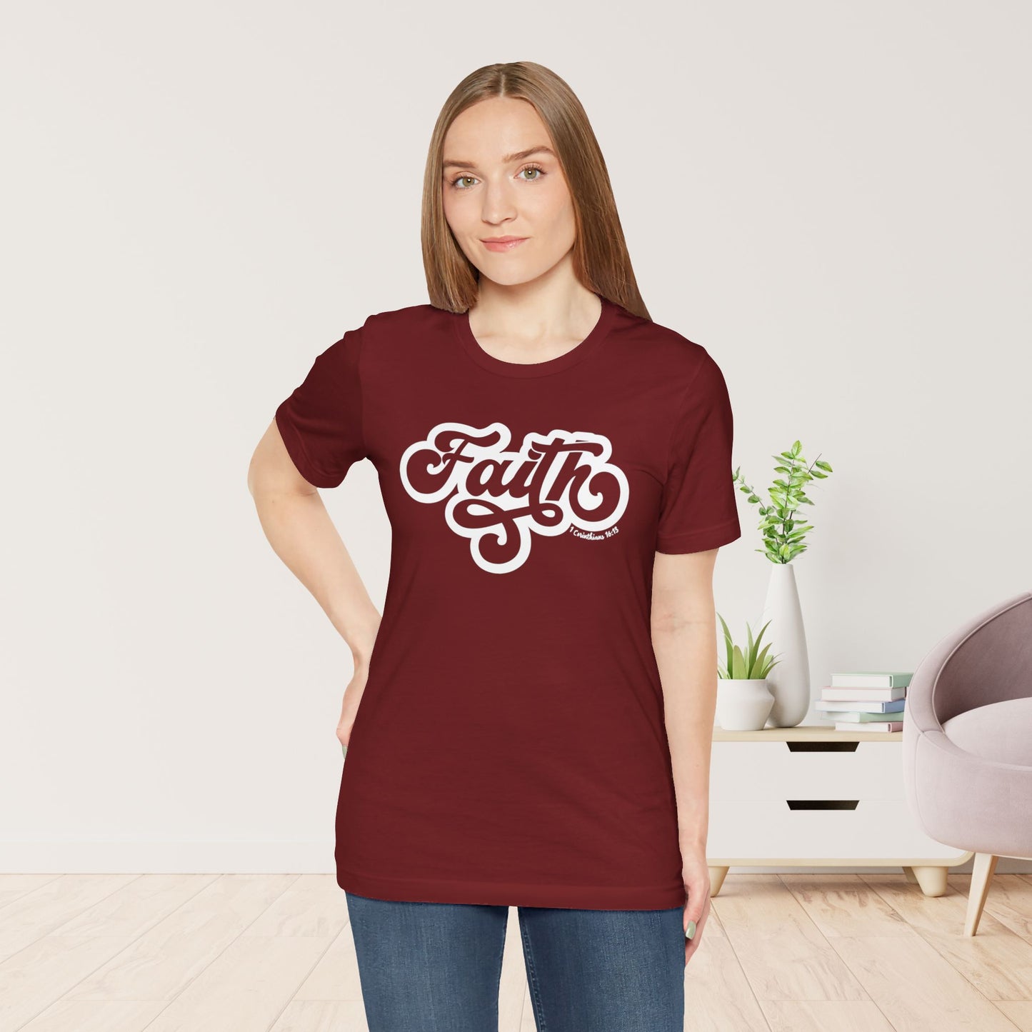 Faith Shirt - Bible Verse Christian Soft Cotton Tee