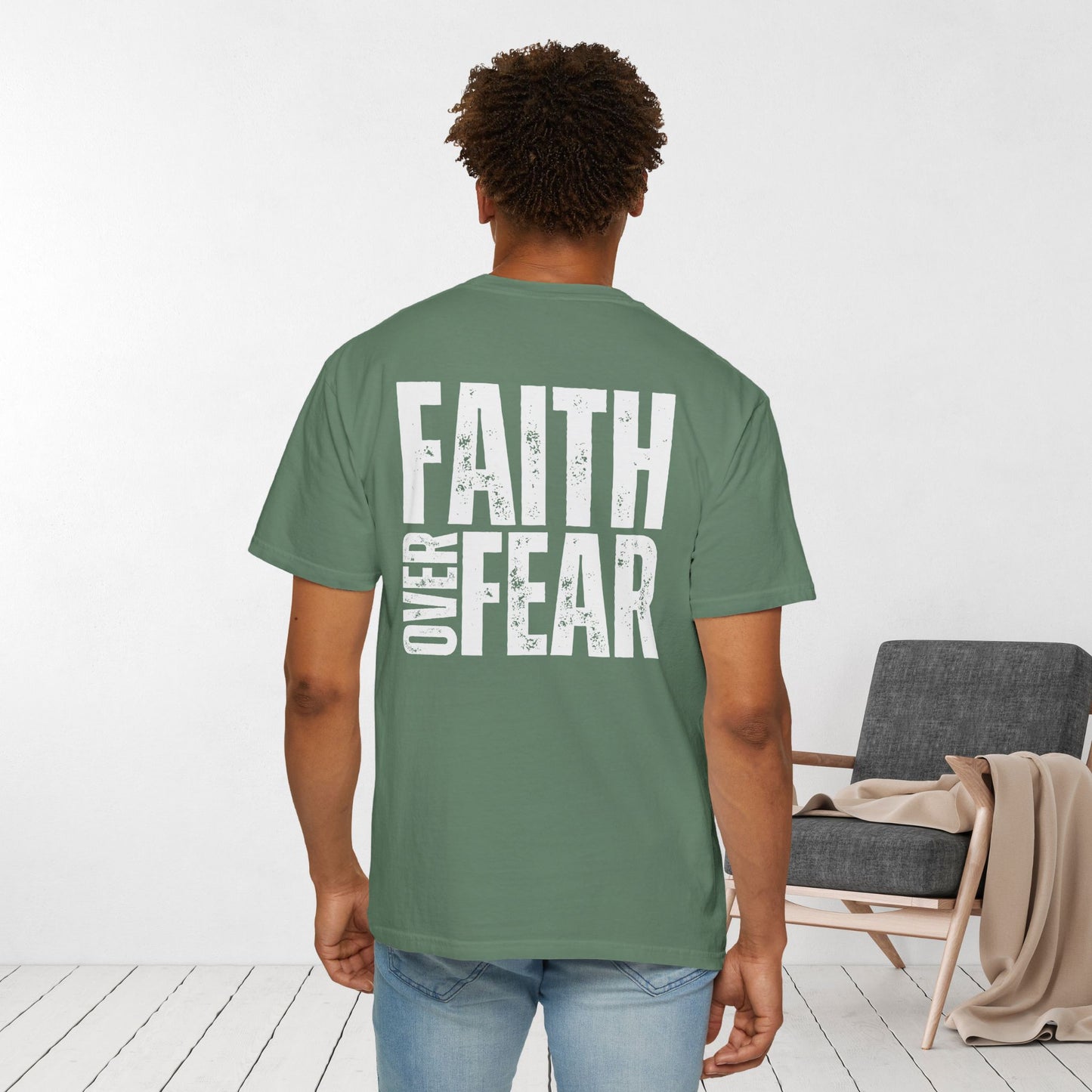 Comfort Colors Faith Over Fear Christian Shirt