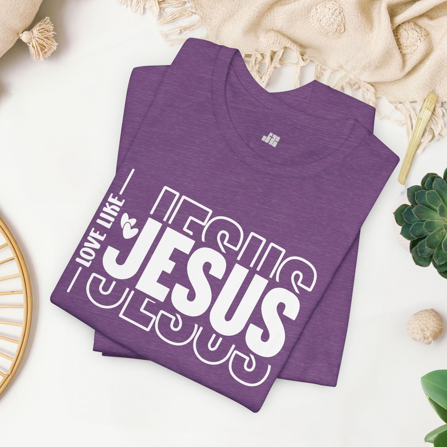 Love Like Jesus Christian Soft Cotton Tee