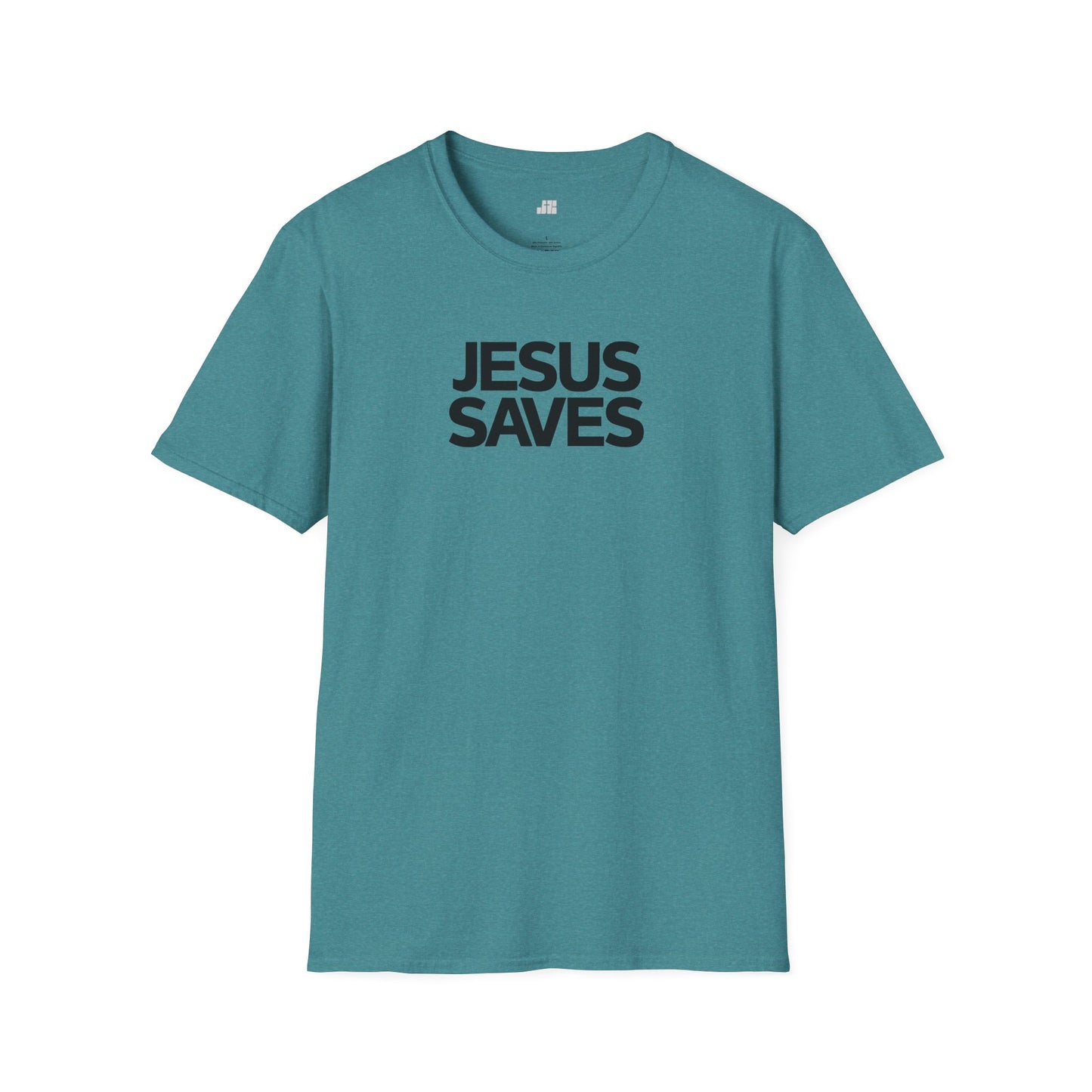 Unisex Jesus Saves Softstyle T-shirt - Acts 4:12 Bible Verse Christian Shirt