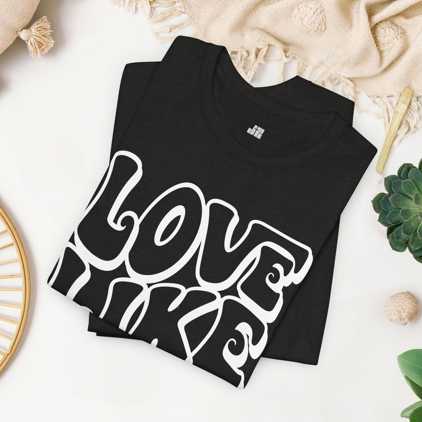 Love Like Jesus Soft Cotton Tee - Christian Shirt