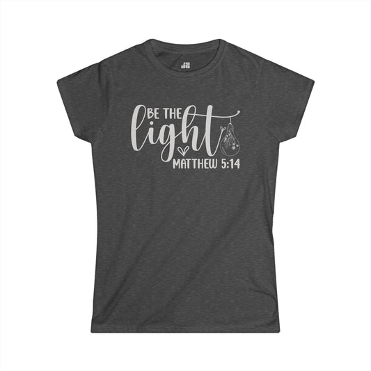 Christian Women's Be The Light Softstyle T-shirt