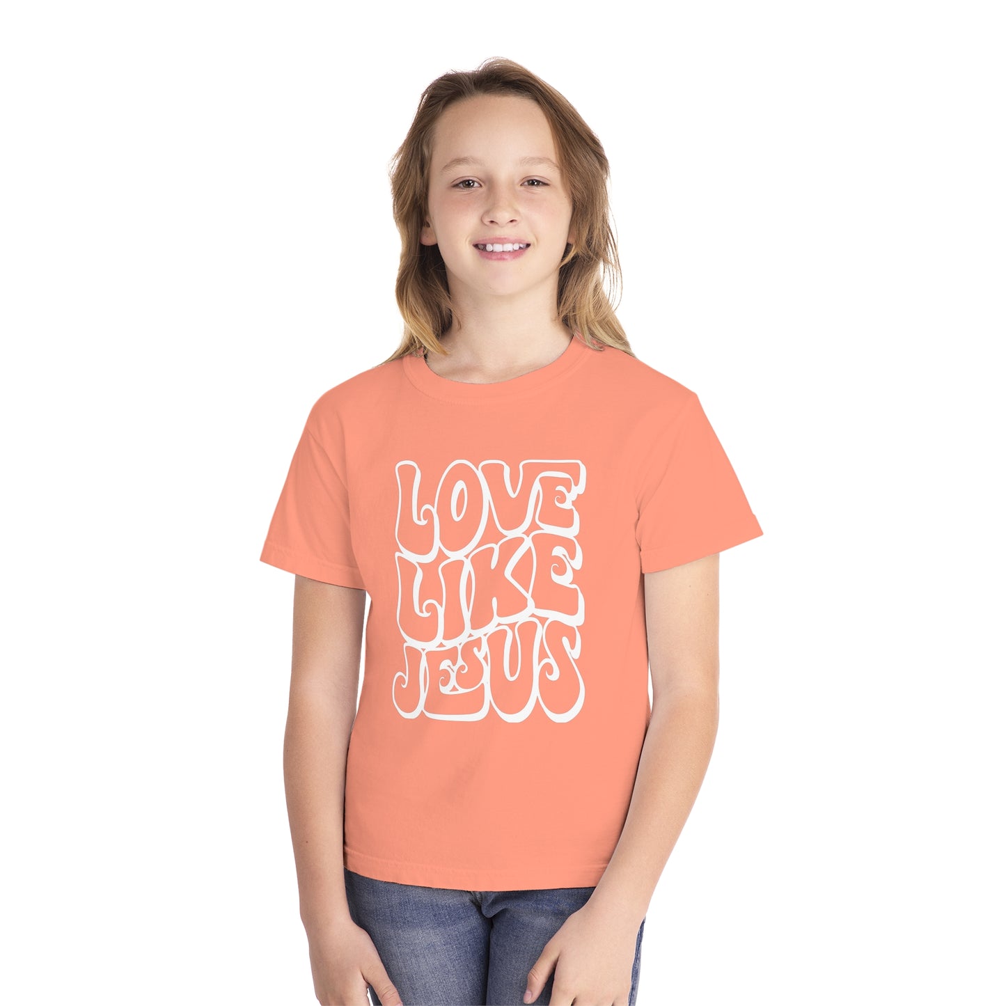 Love Like Jesus Comfort Colors Youth Christian Shirt