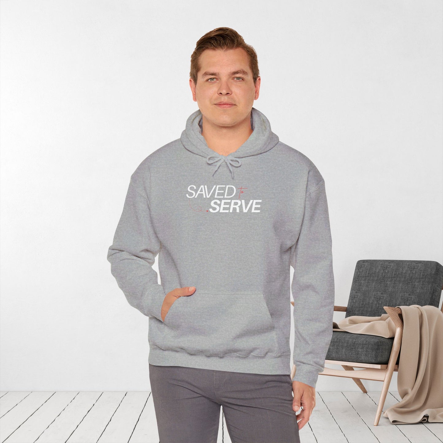 Unisex Saved to Serve Hoodie