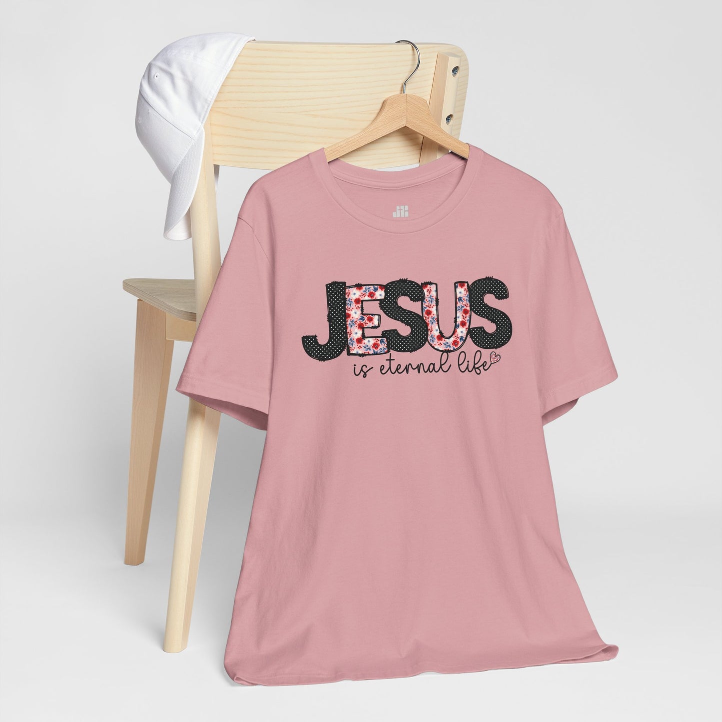 Jesus is Eternal Life Soft Cotton Tee - Christian Shirt