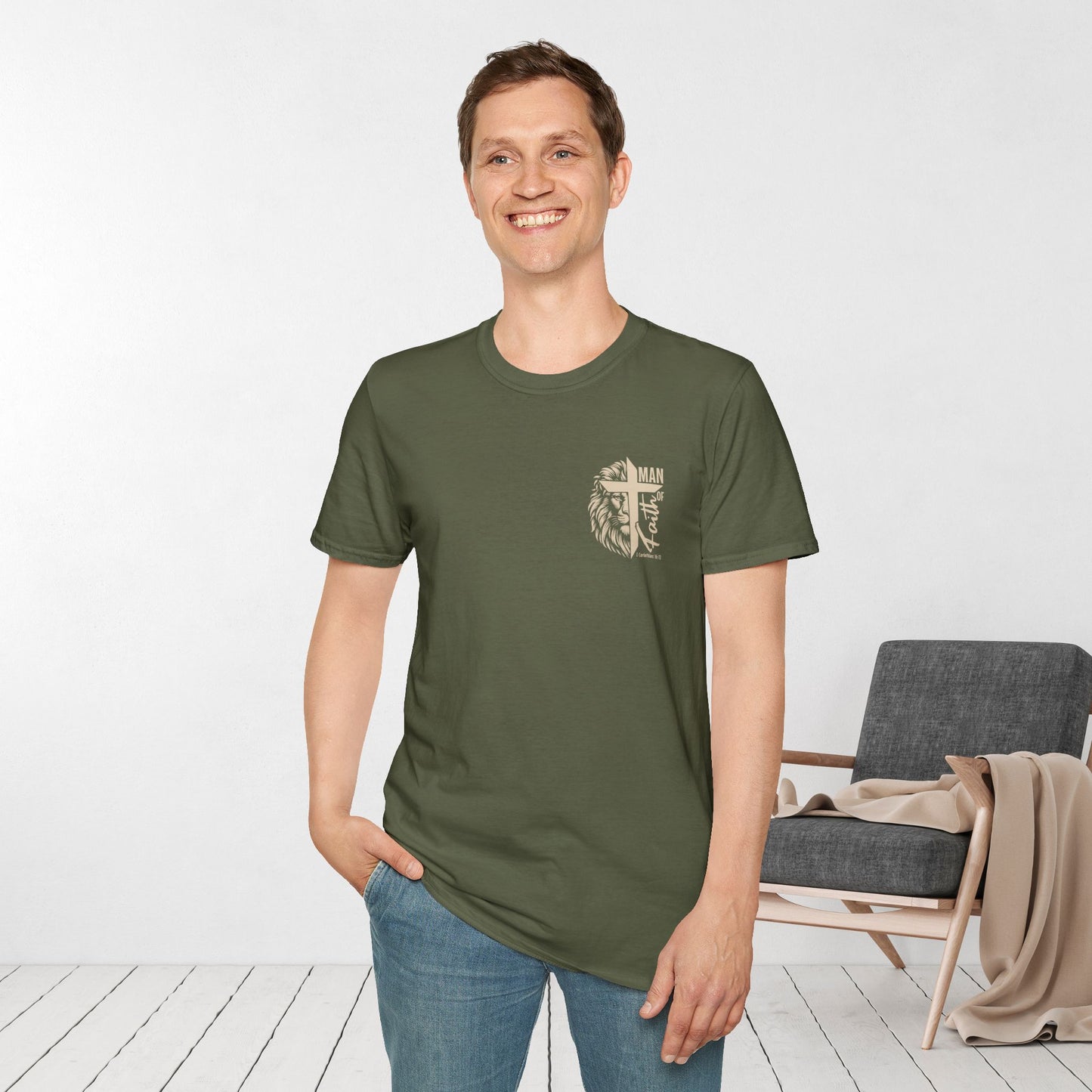 Man of Faith Softstyle T-shirt