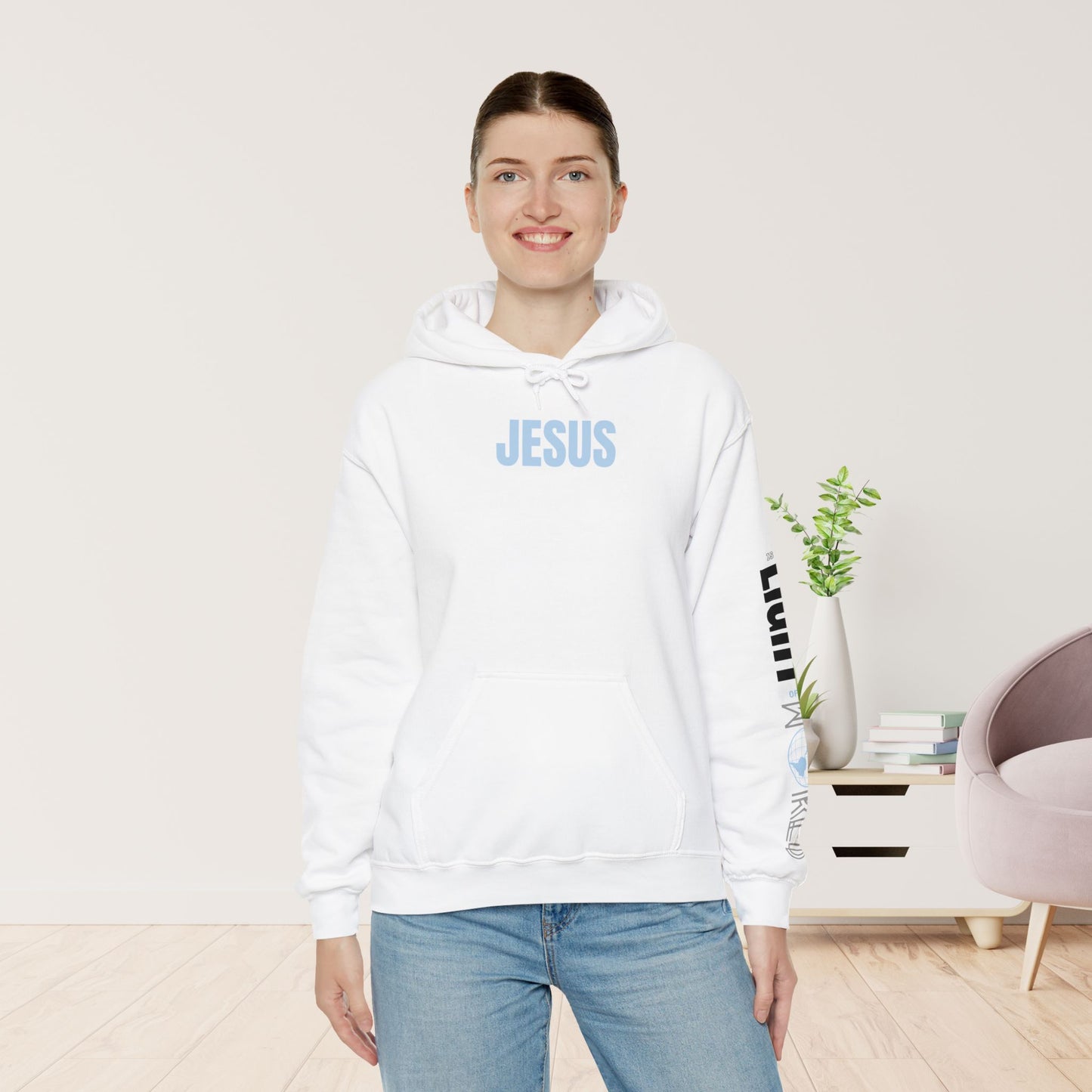 Follow Jesus Hoodie - Jesus is the Light of the World Hoodie - John 8:12 Hoodie