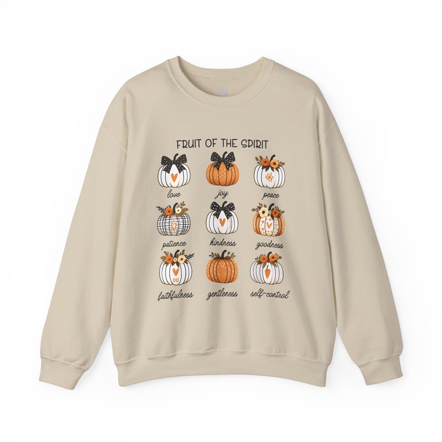 Pumpkin Fruit of The Spirit Christian Sweatshirt - Christian Pullover