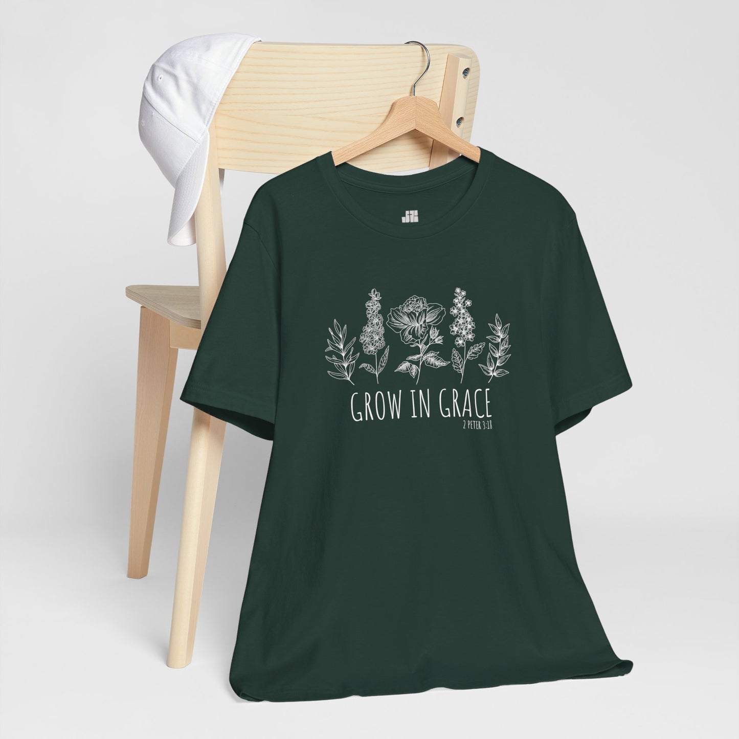 Green Grow in Grace Soft Cotton Tee