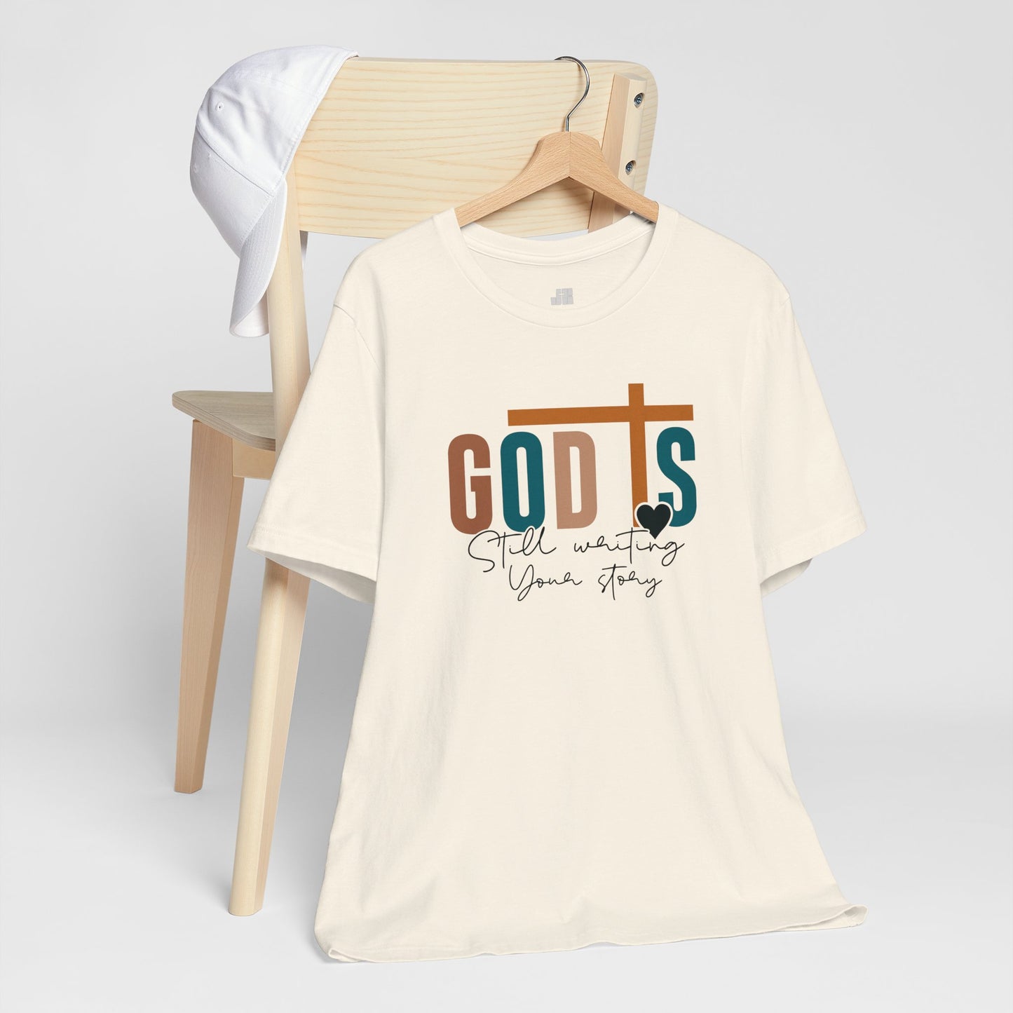 God is Still Writing Your Story Christian Soft Cotton Tee