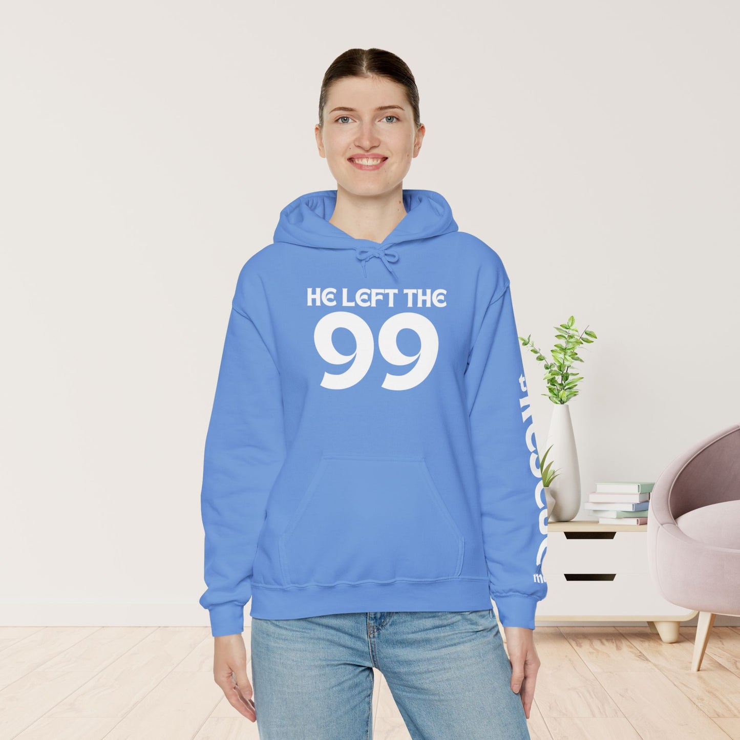 He Left the 99 to Rescue Me Hoodie - Unisex Christian Hoodie