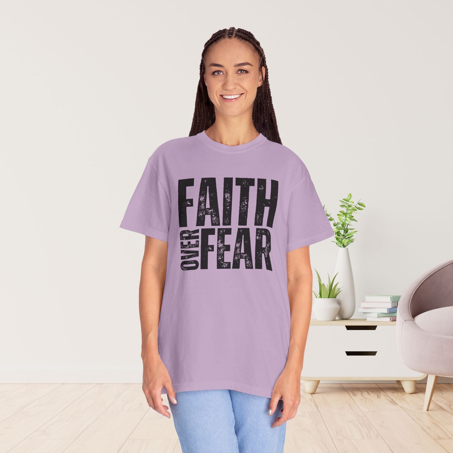 Comfort Colors Faith Over Fear Shirt Unisex Shirt