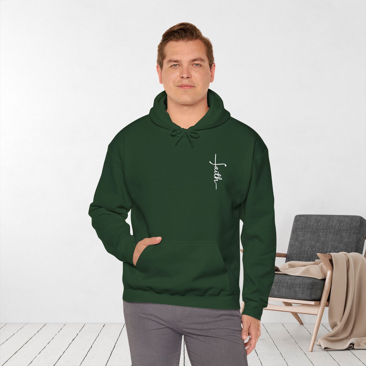 Faith Can Move Mountains Christian Hoodie