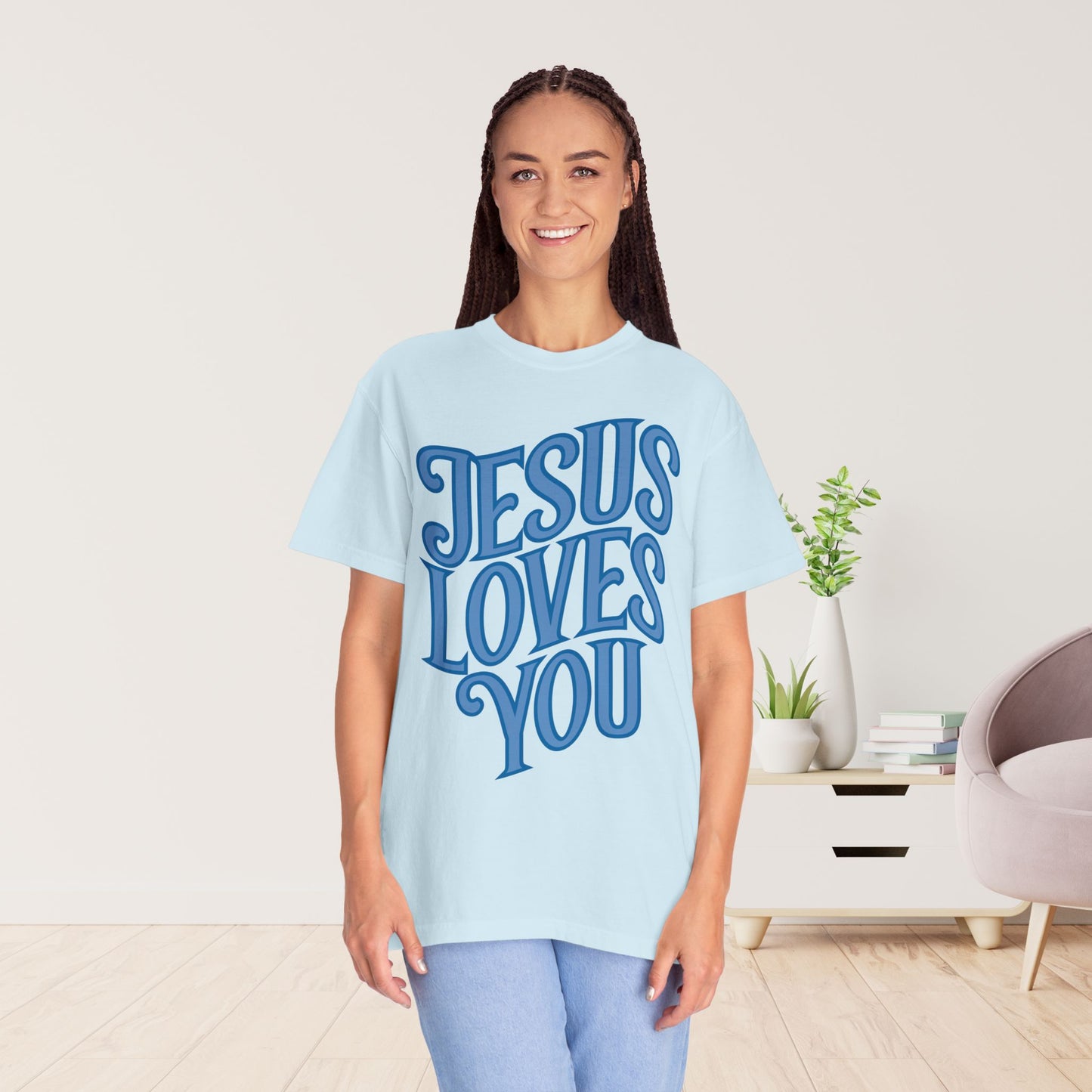 Jesus Loves You Comfort Colors Shirt