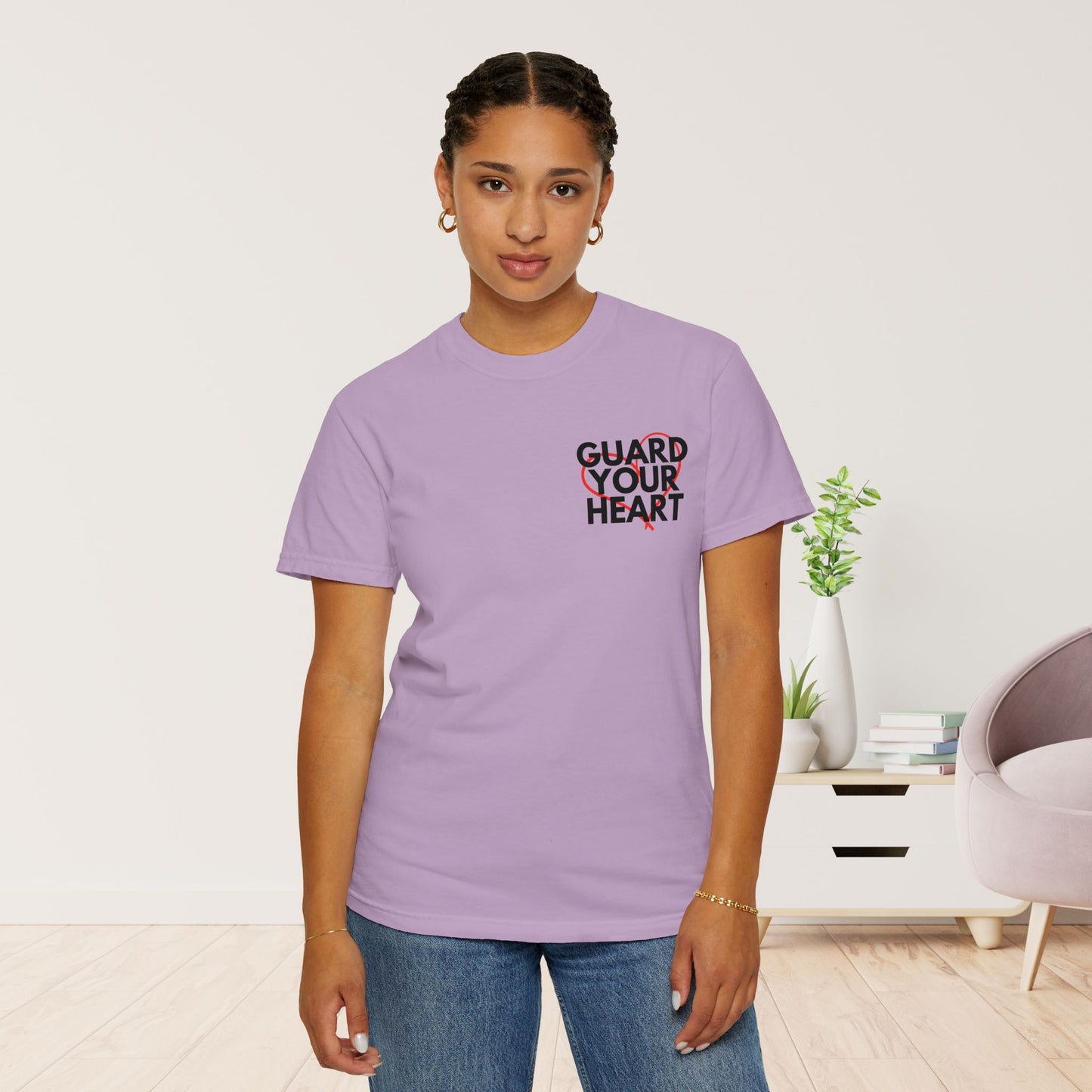 Comfort Colors Guard Your Herat Proverbs 4:23 Shirt