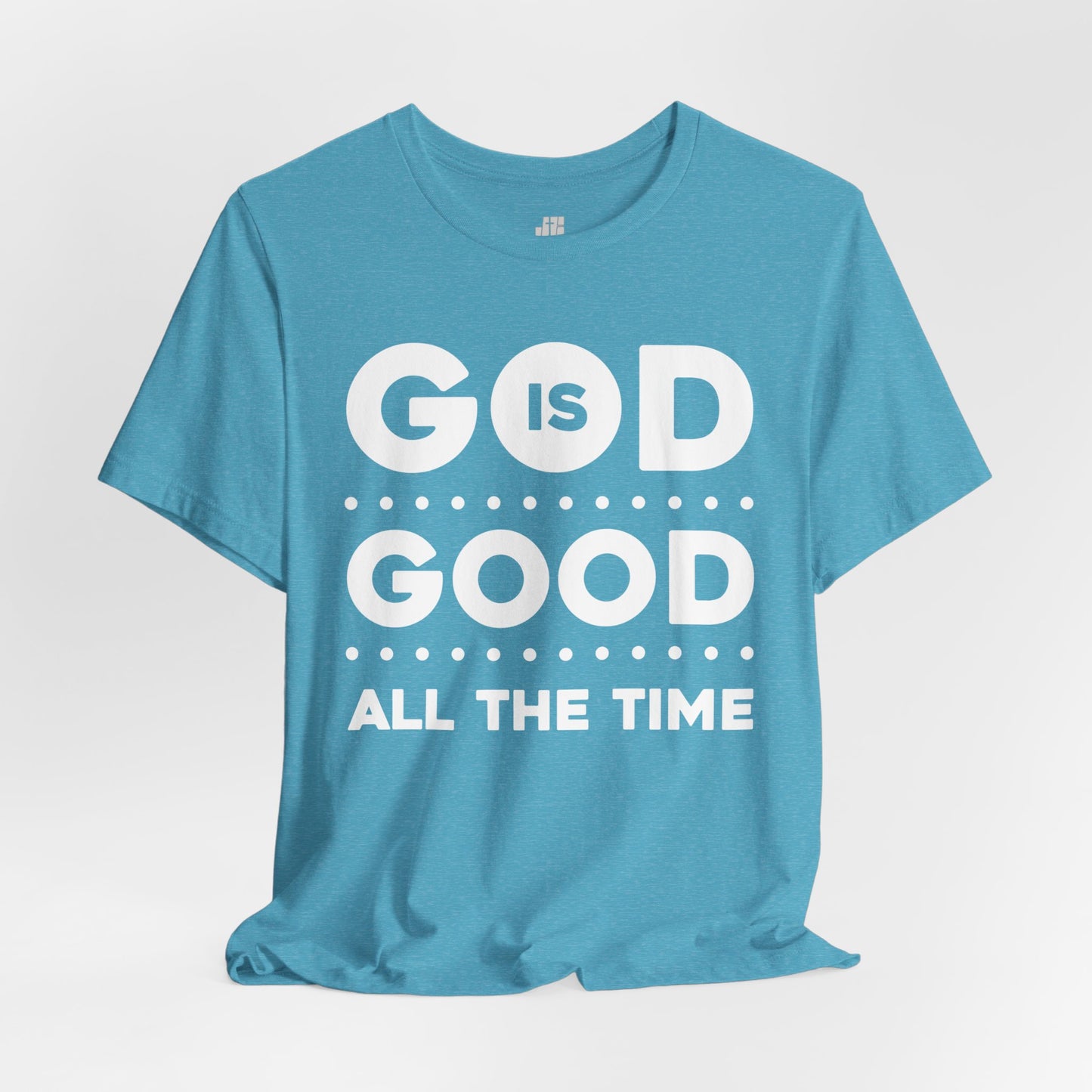 God Is Good All The Time Soft Cotton Tee - Christian Tee