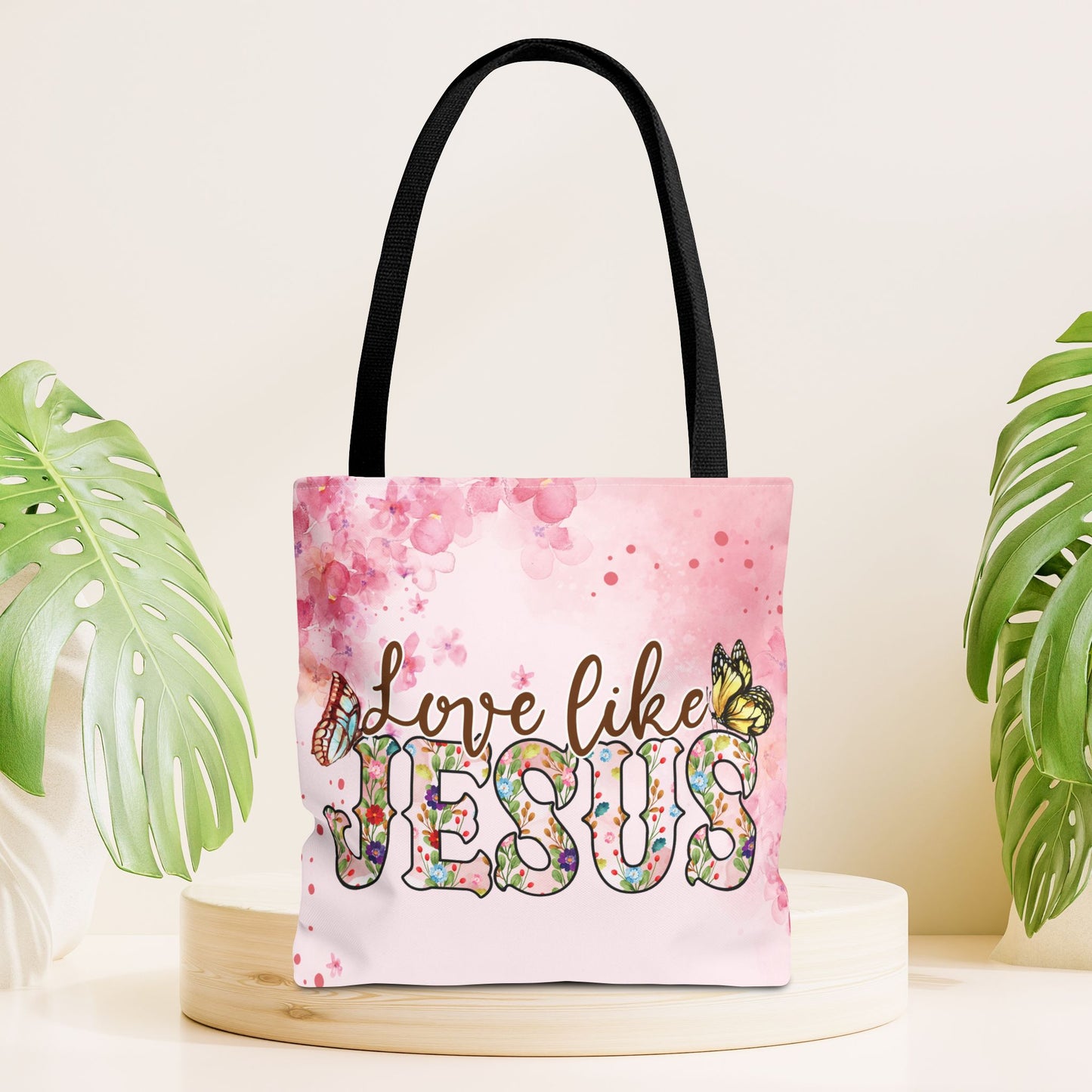 Love Like Jesus Tote Bag - Christian Tote Bag