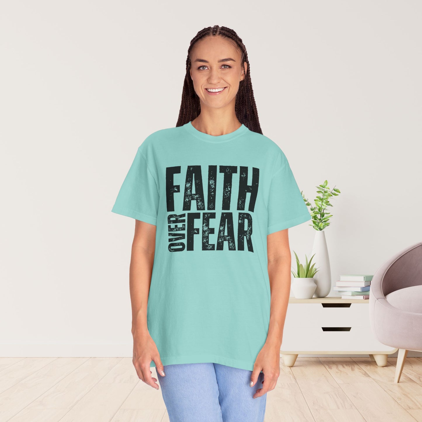 Comfort Colors Faith Over Fear Shirt Unisex Shirt