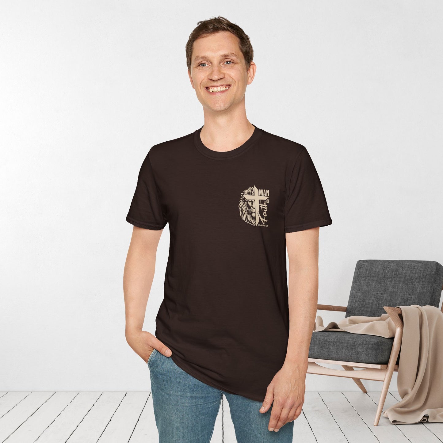 Man of Faith Softstyle T-shirt