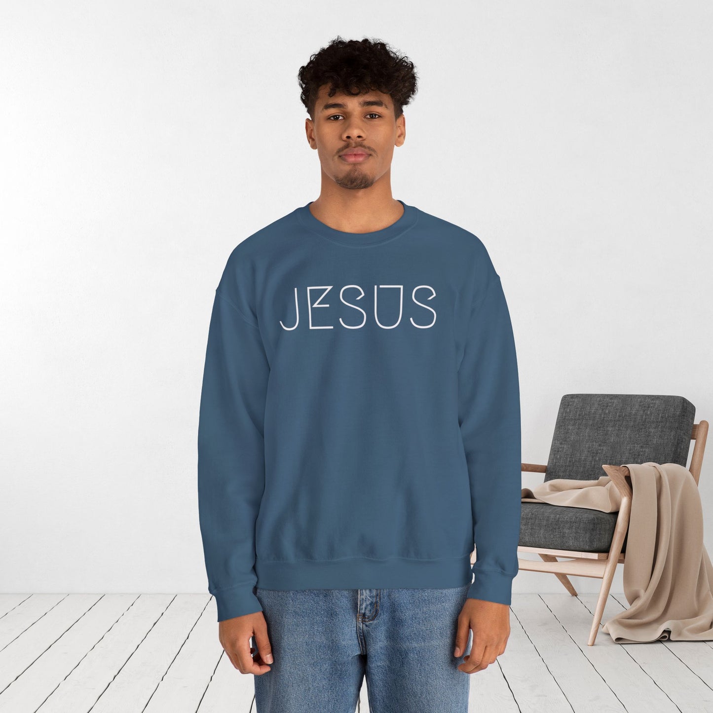 Minimalist Jesus Sweatshirt