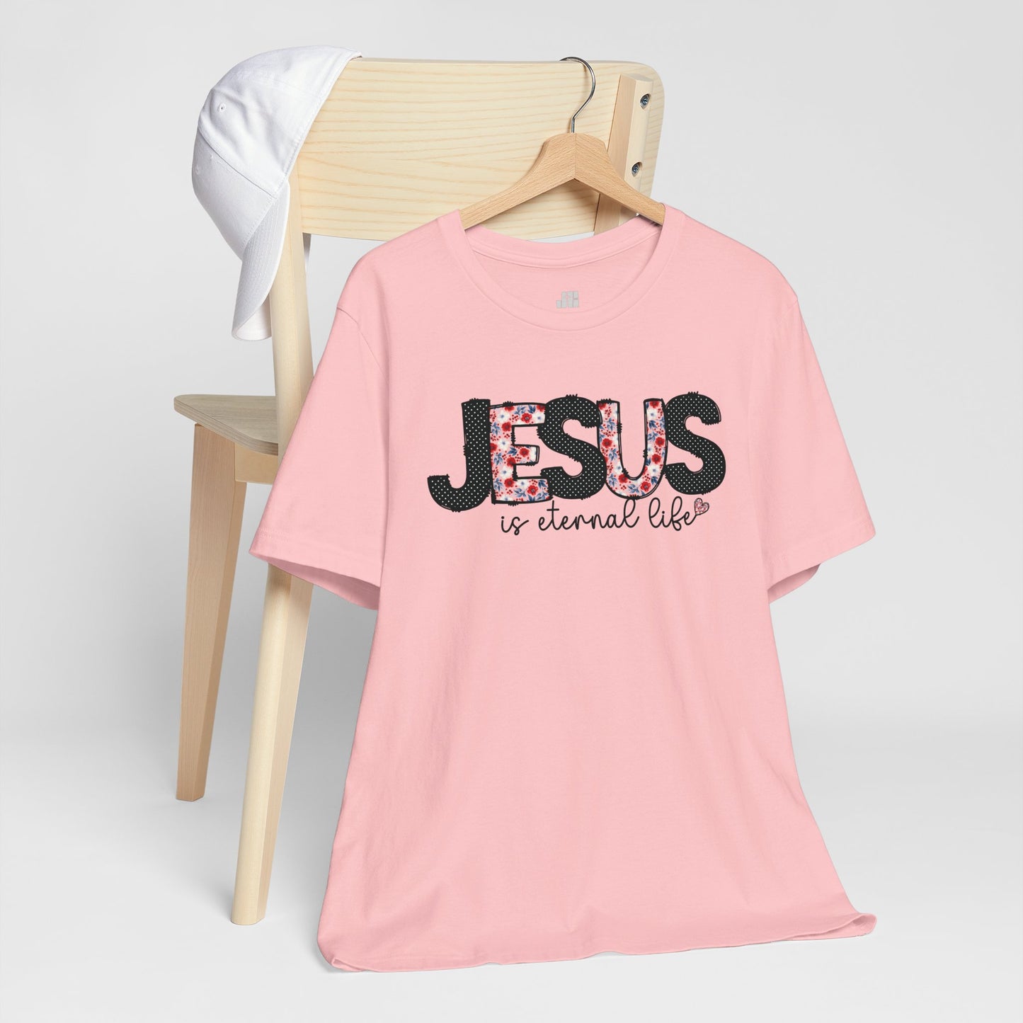 Jesus is Eternal Life Soft Cotton Tee - Christian Shirt