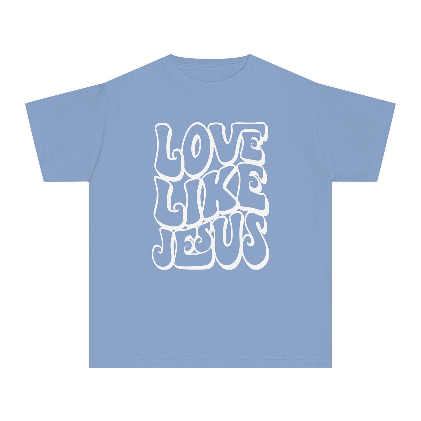 Love Like Jesus Comfort Colors Youth Christian Shirt