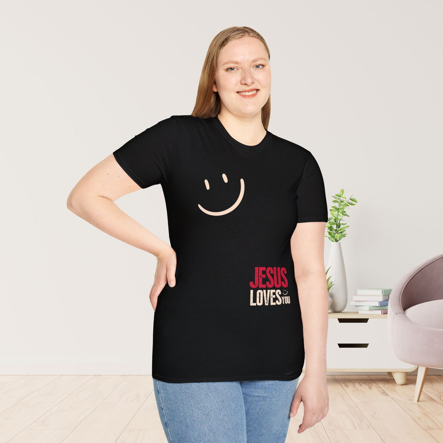 Unisex Jesus Loves You Softstyle T-shirt