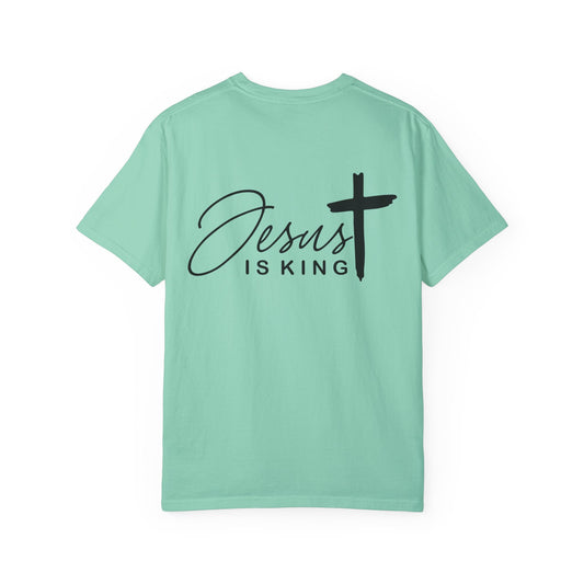 Comfort Colors Jesus is King Christian Tee