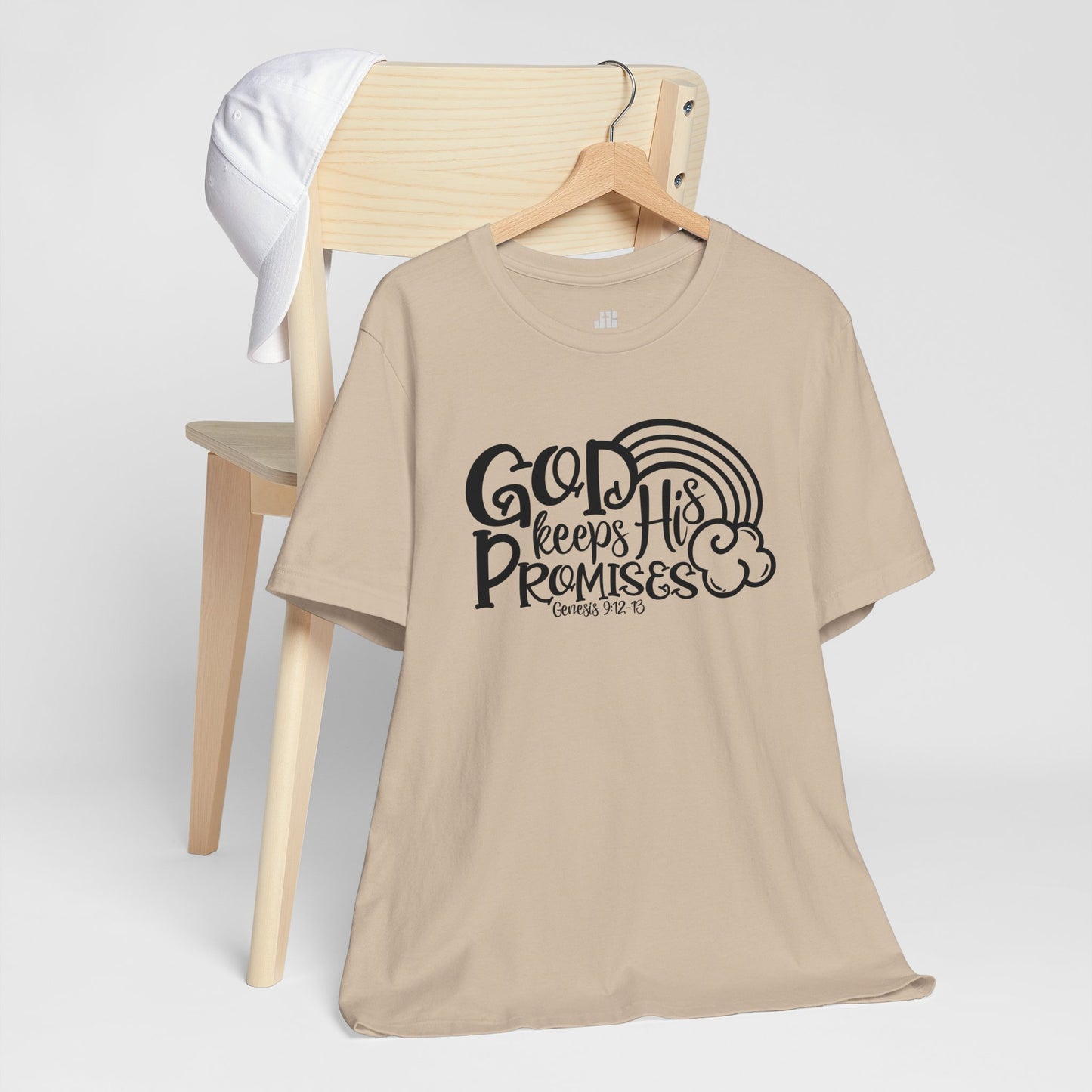 God Keeps His Promises Soft Cotton Tee - Bible Verse Christian Tee