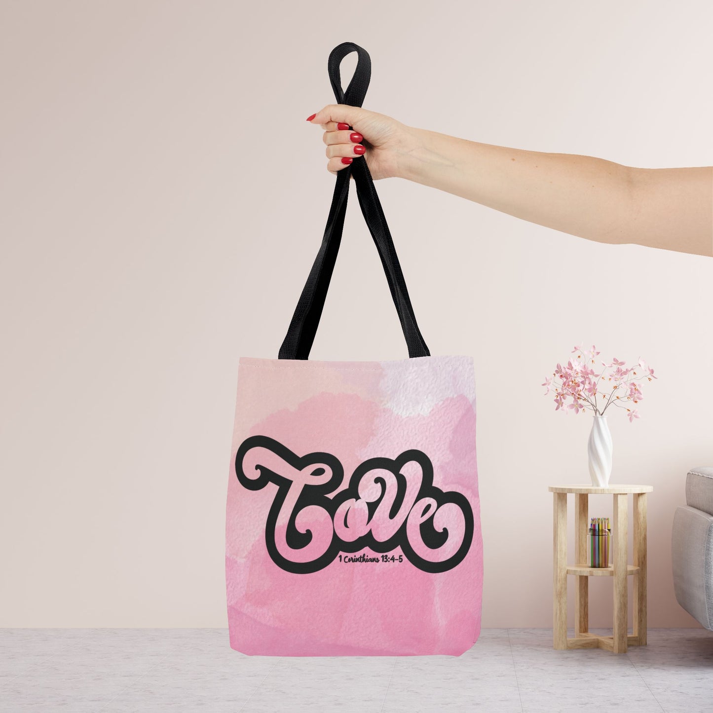 Love Tote Bag - Christian Tote Bag