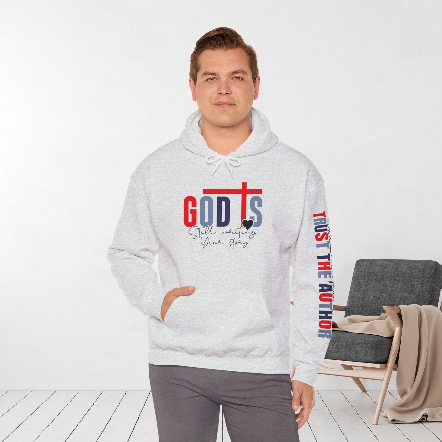 God is Still Writing Your Story Christian Hoodie - Walk in Faith: Trust the Author