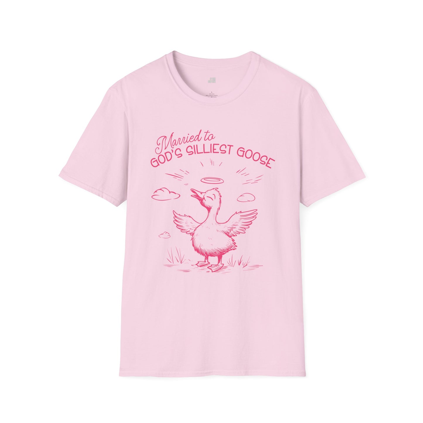 Married to God's Silliest Goose Softstyle T-shirt