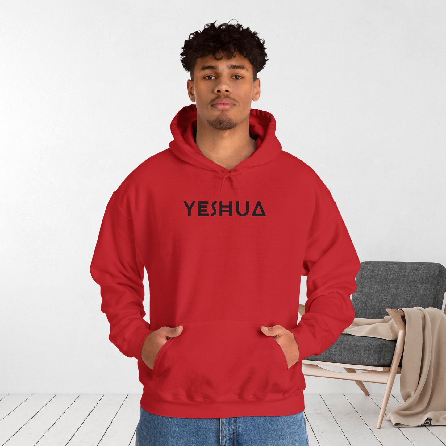 YESHUA Hoodie -  Minimalist Christian Hoodie