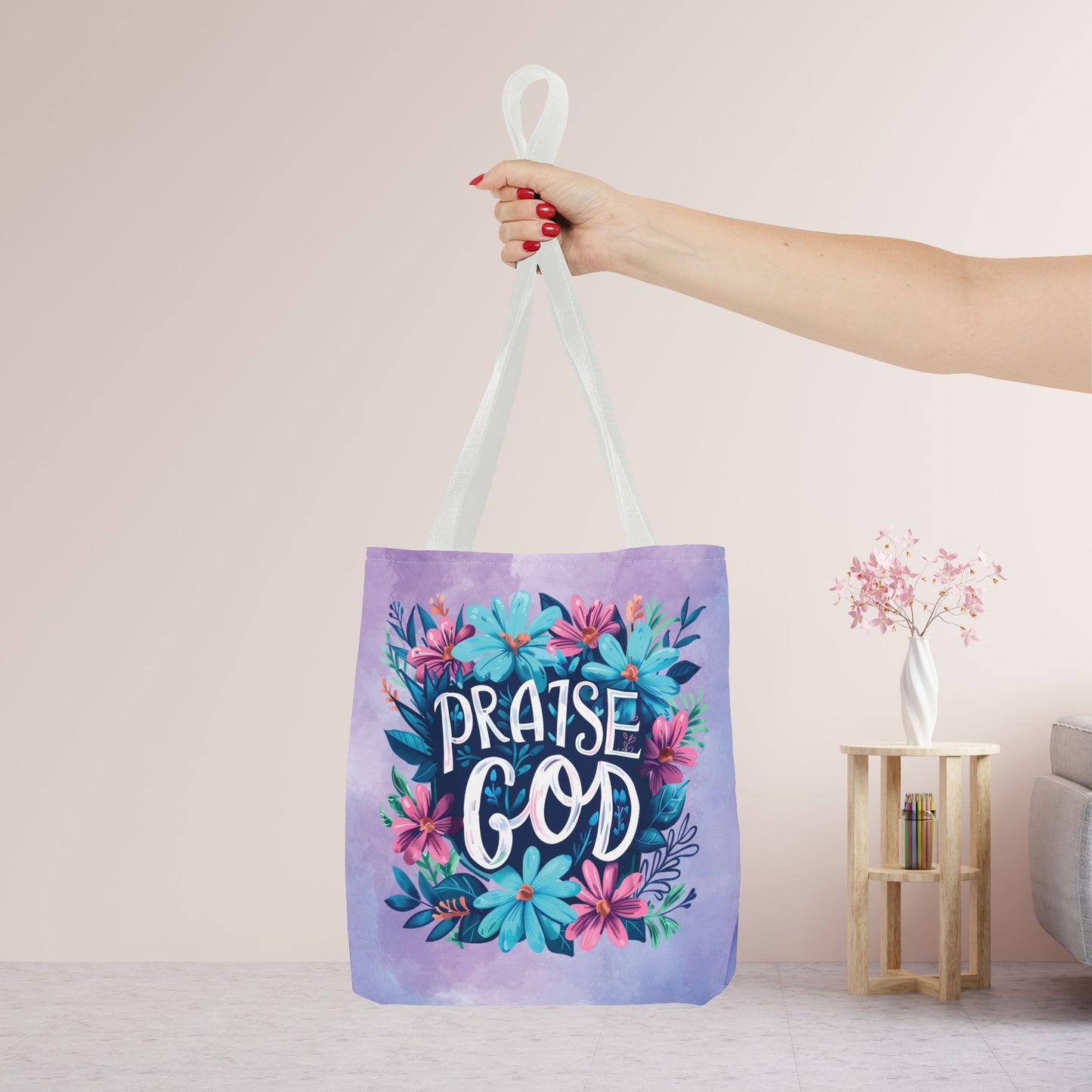 Praise God Tote Bag - Christian Tote Bag