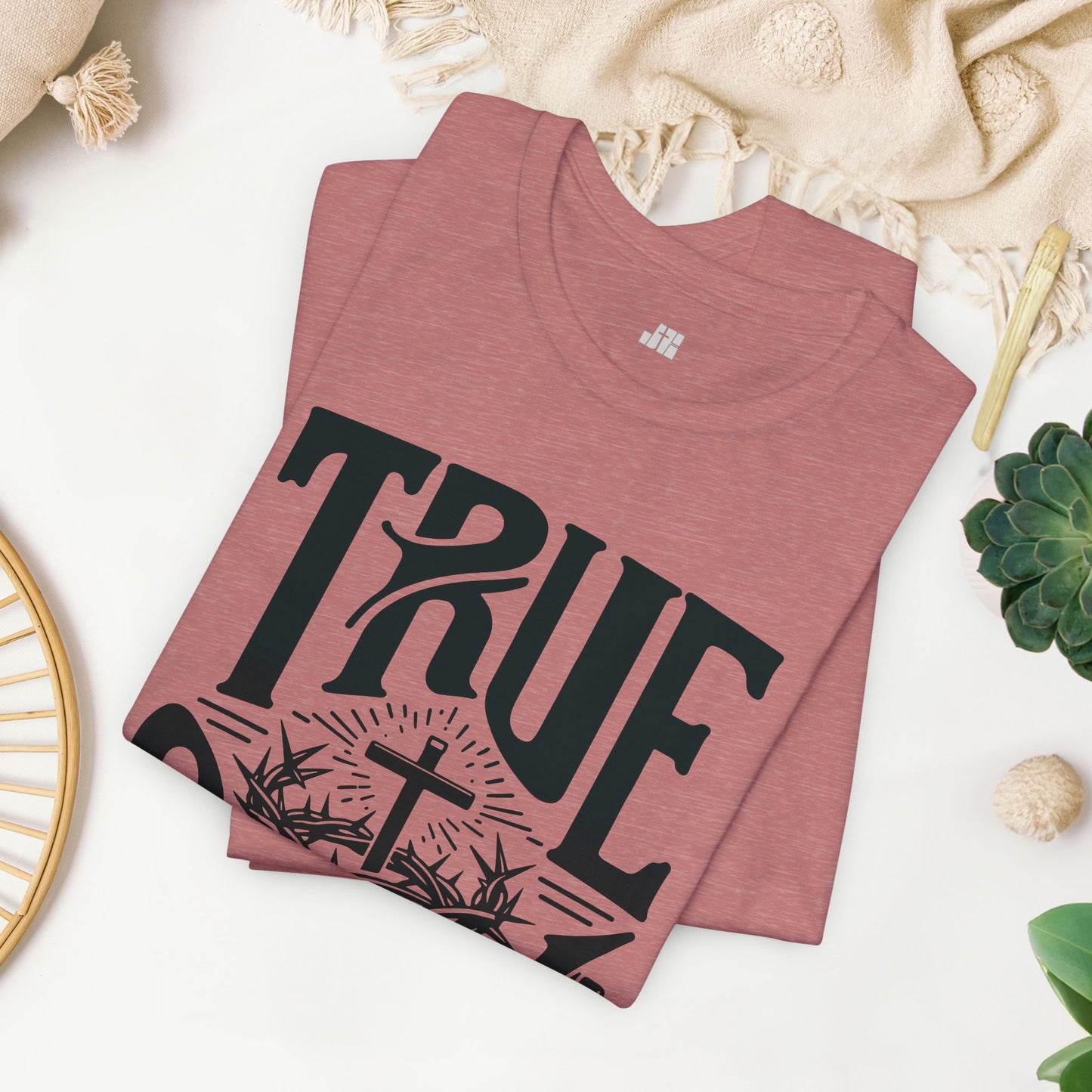 True Story He is Risen Christian Soft Cotton Tee - Easter Shirt