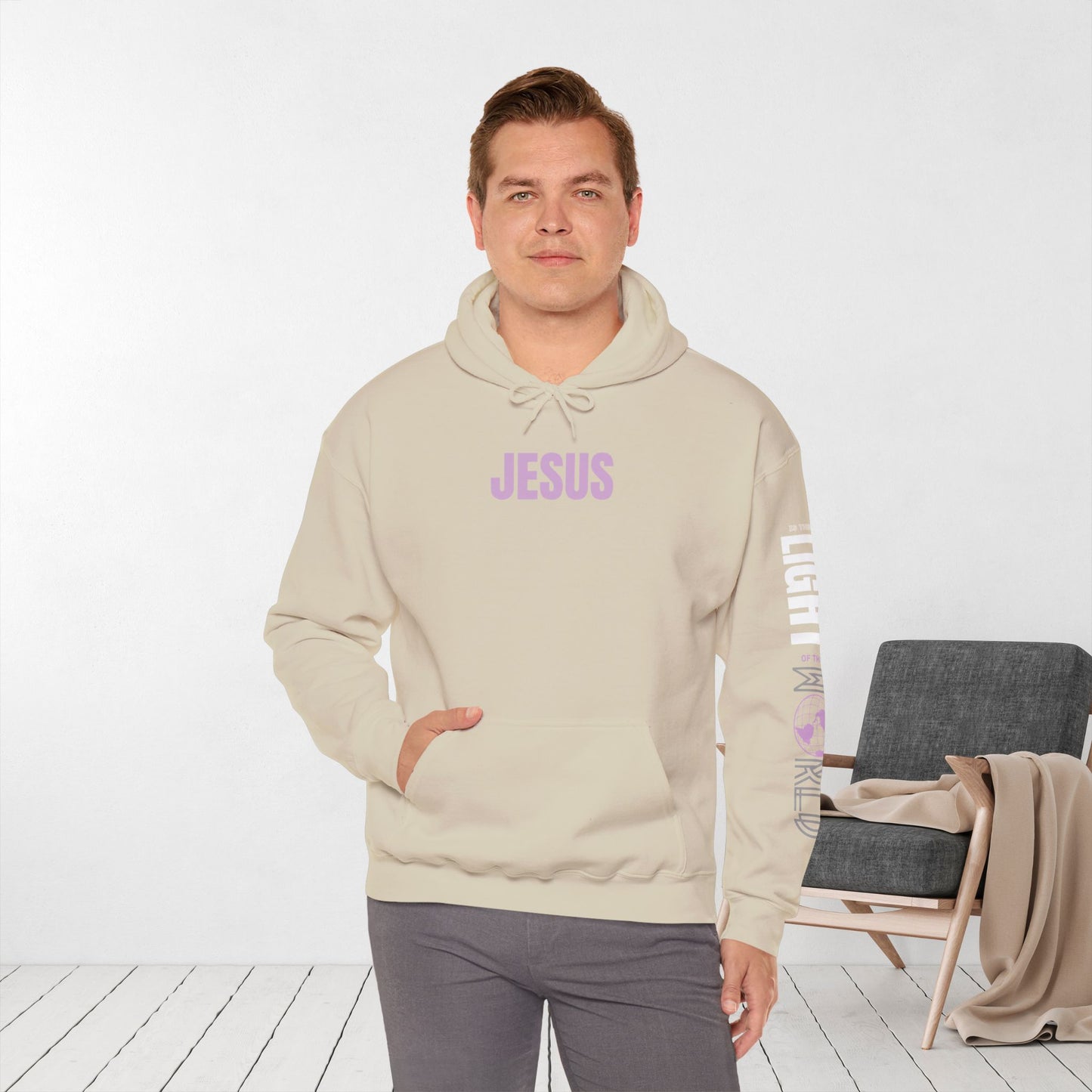 Follow Jesus Hoodie - Jesus is the Light of the World Hoodie - John 8:12 Hoodie