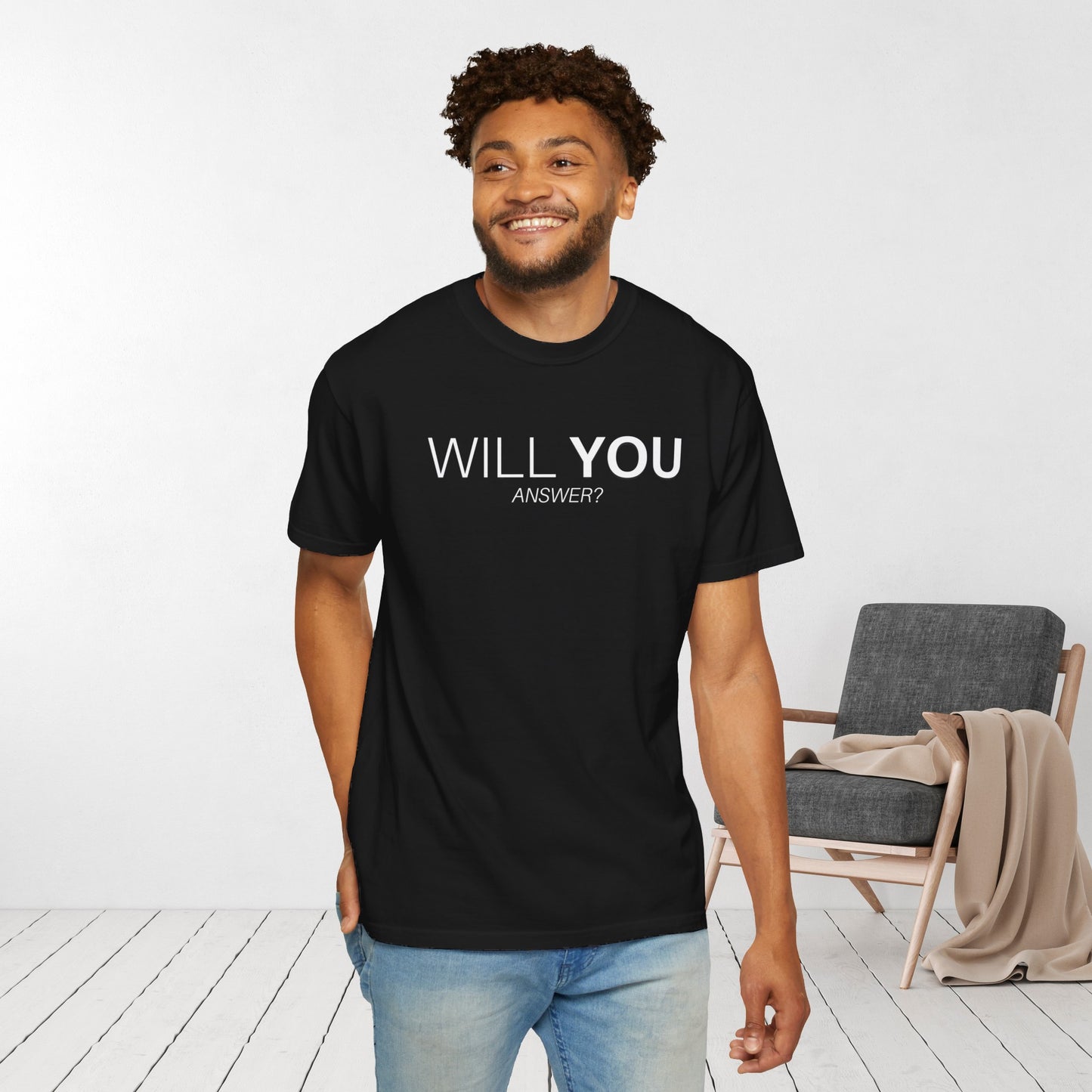 Jesus is Calling Will You Answer Comfort Colors Shirt