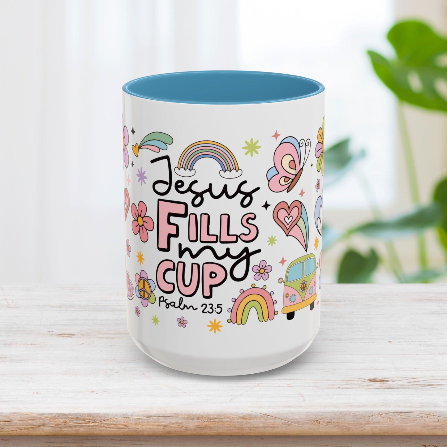 Jesus Fill My Cup Mug - Christian Coffee Mug