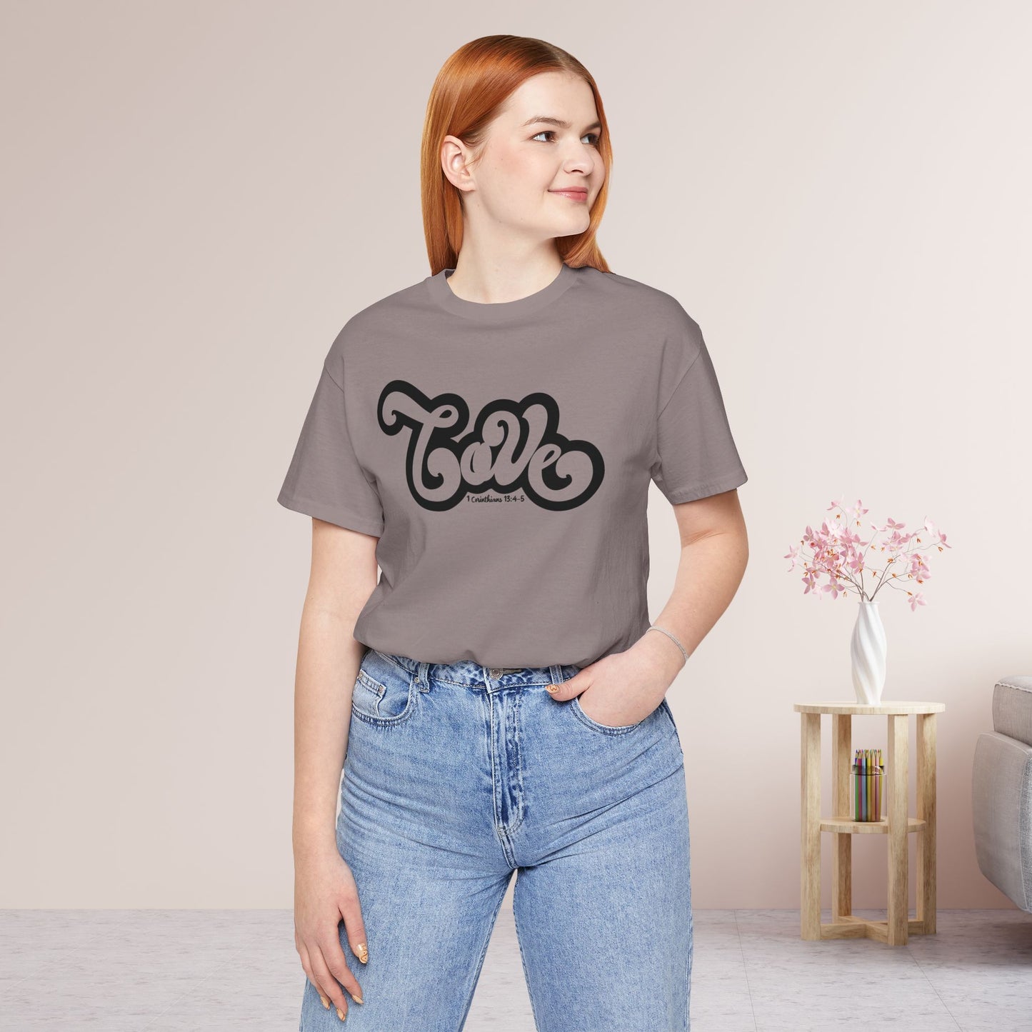 Love Shirt - Bible Verse Christian Soft Cotton Tee