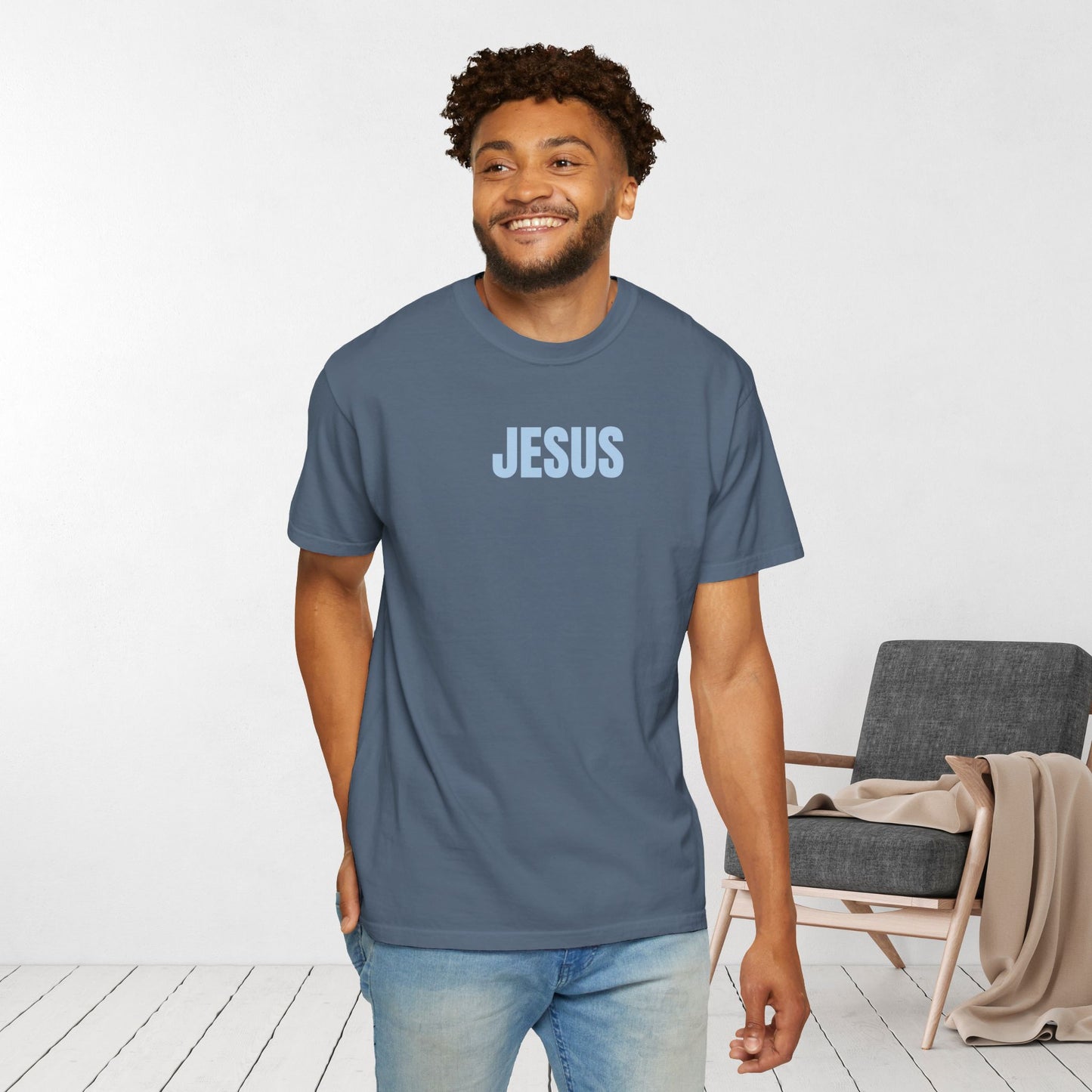 Follow Jesus Comfort Colors Shirt - John 8:12 Tee