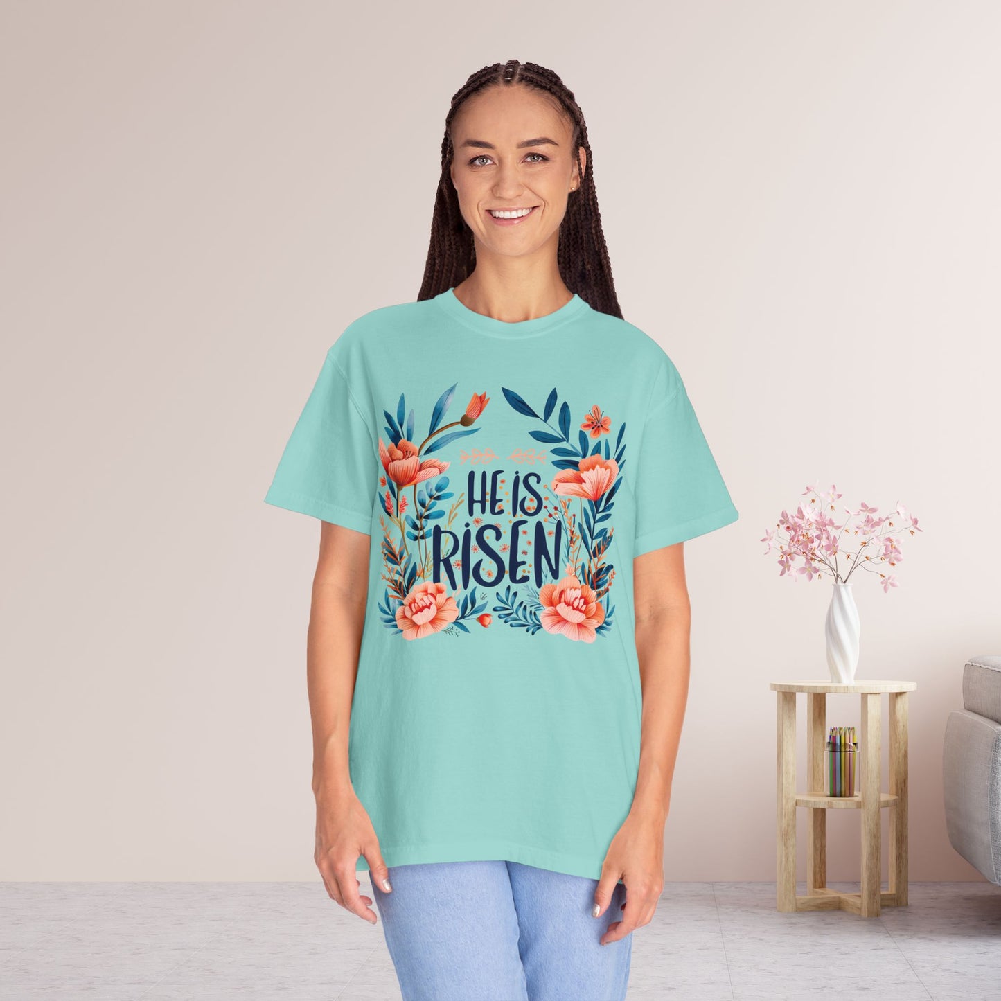 He is Risen Women's Comfort Colors T-shirt