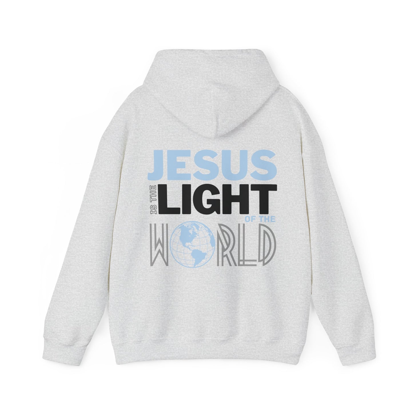 Jesus is the Light of the World Hoodie - John 8:12 Bible Verse Christian Hoodie