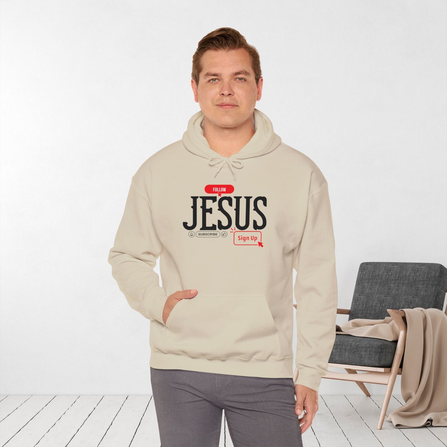 Unisex Follow Jesus Hoodie