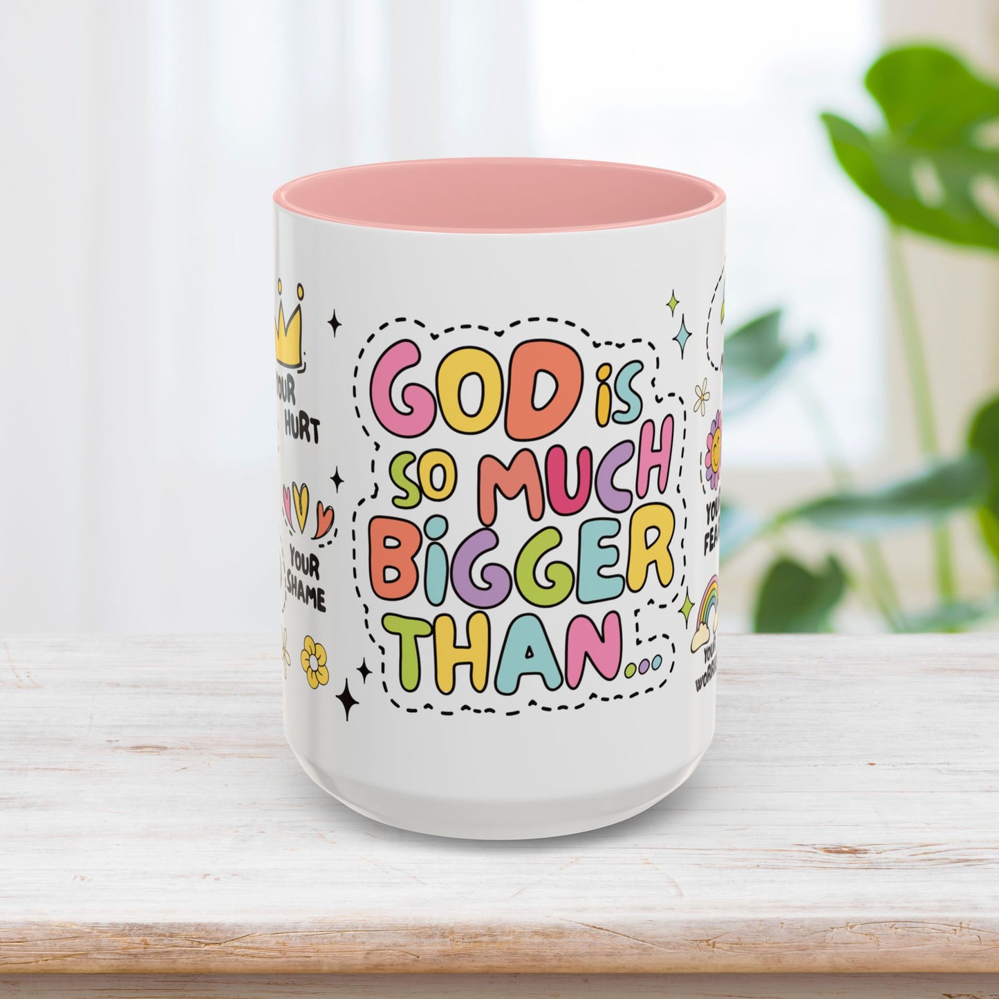 God is So Much Bigger Than Mug - Christian Coffee Mug